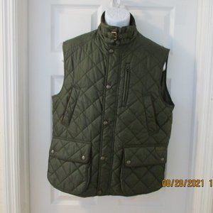 Polo RL Co Quilted Equestrian Green Vest Men's L